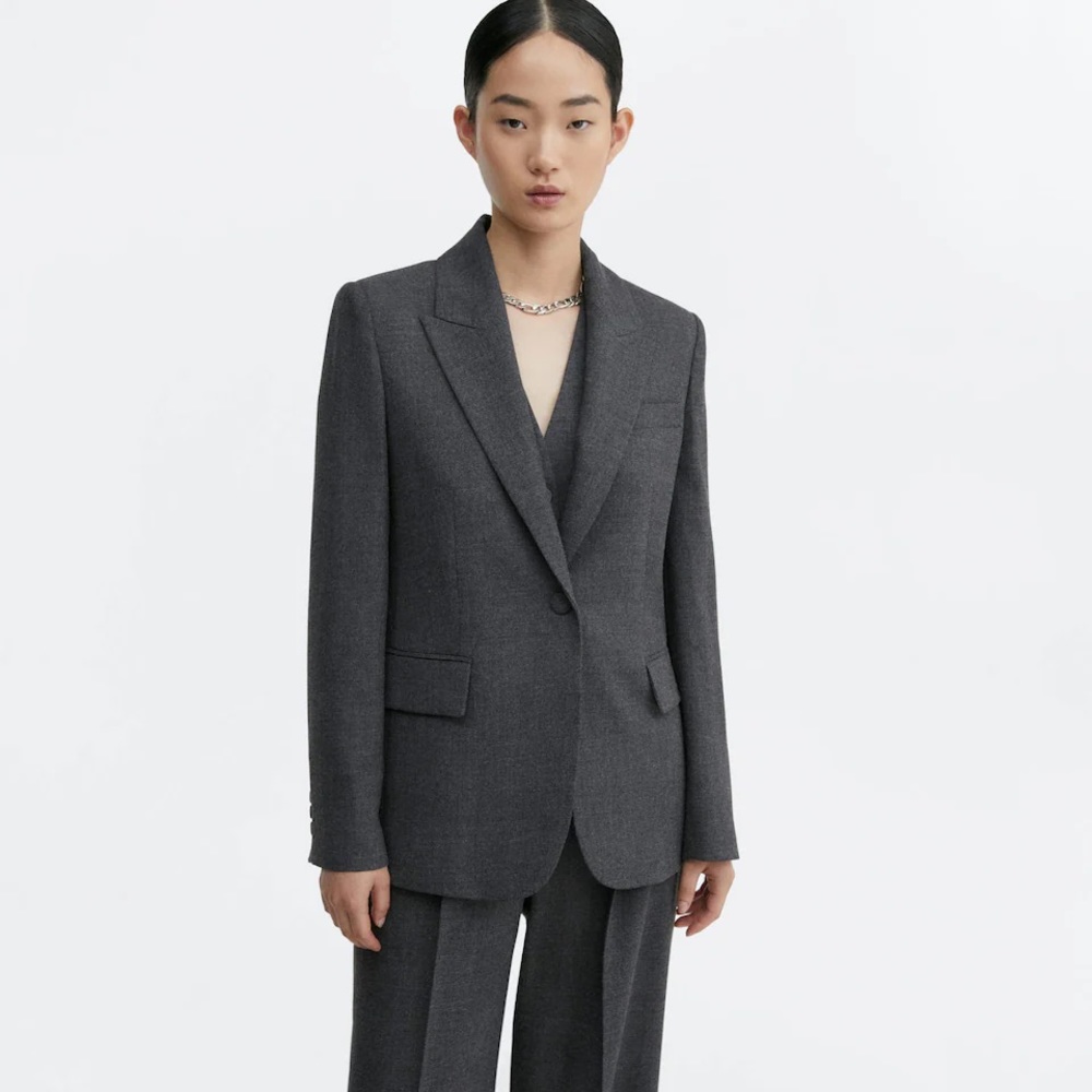 NEW Mango Structured Suit Blazer